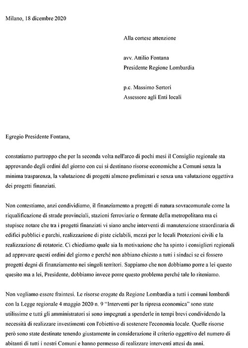 Lettera fontana 18dic20